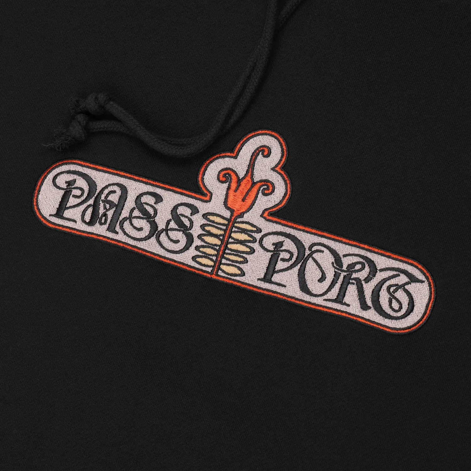 Pass~Port Gardenia Hoodie - Black Comfy Fit