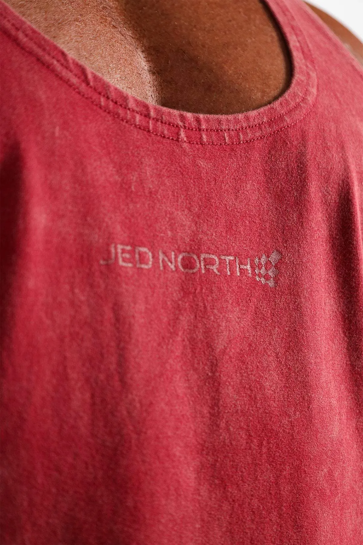 Classic Vintage Washed Racerback Stringer - Crimson long - lasting