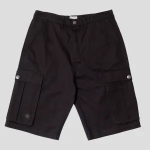 Hoddle Cargo Short - Black Core Fit Casual Vibe