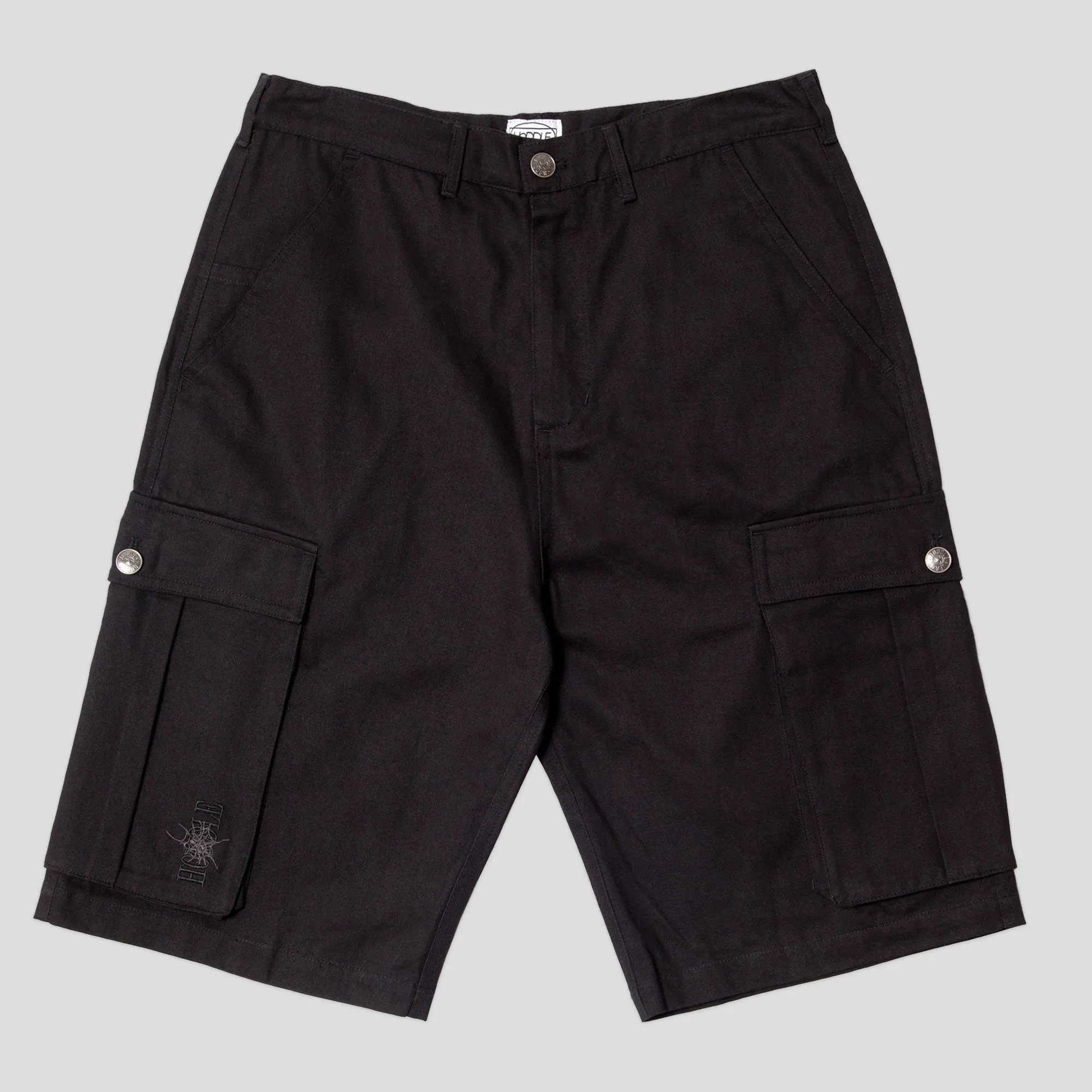 Hoddle Cargo Short - Black Core Fit Casual Vibe