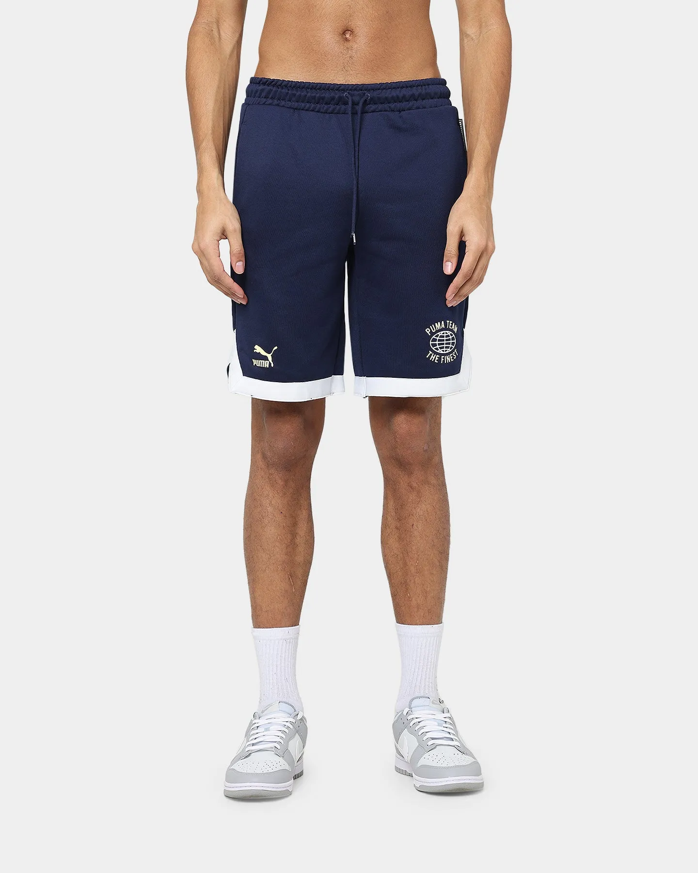 Puma Puma Team Shorts 8" PT Shorts Peacoat Moisture Wicking Material