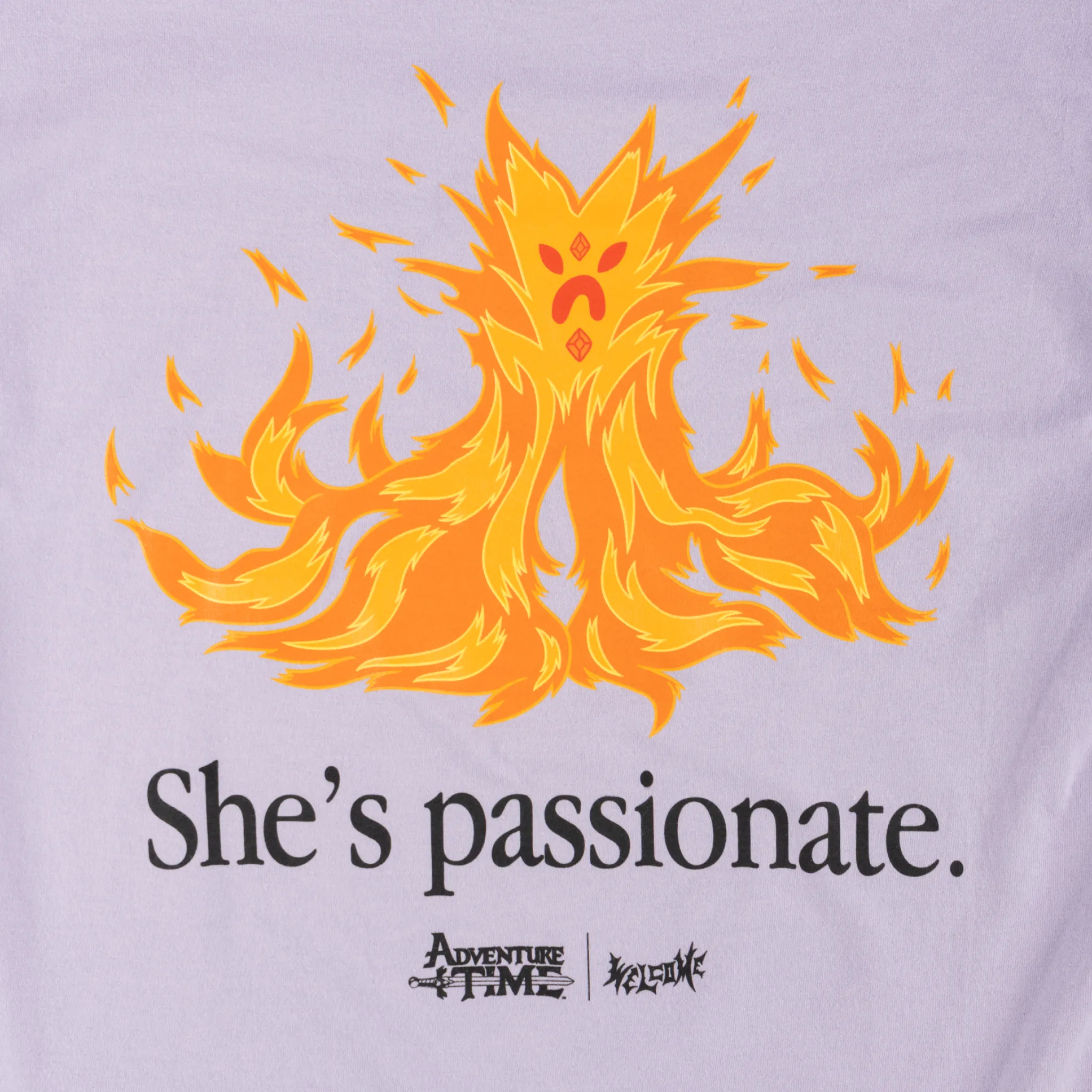 futuristic ADVENTURE TIME X WELCOME - Flame Princess Tee