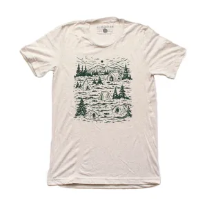 Midweight Knit Performance Comfort Campground Tee-Oatmeal
