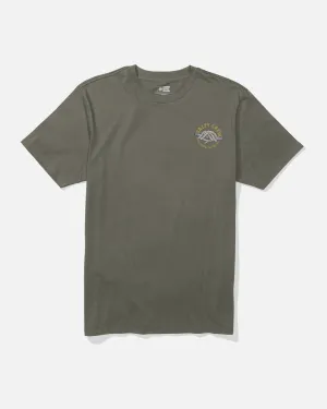 Cleat Knott Ss Tee - Dusty Olive Drip Dry Fabric