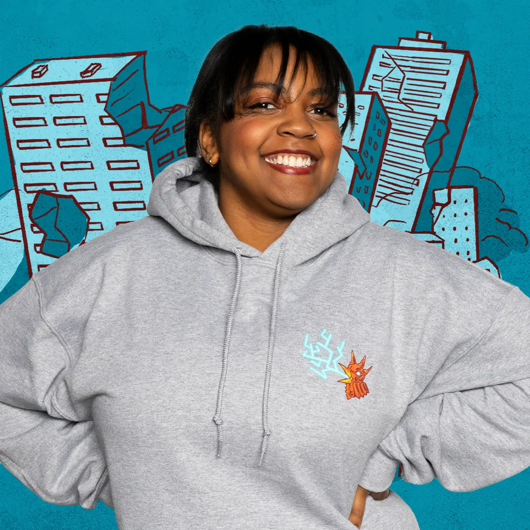 Clock-atrice Hoodie (Gray) City Cool Cozy Hoodie Wear