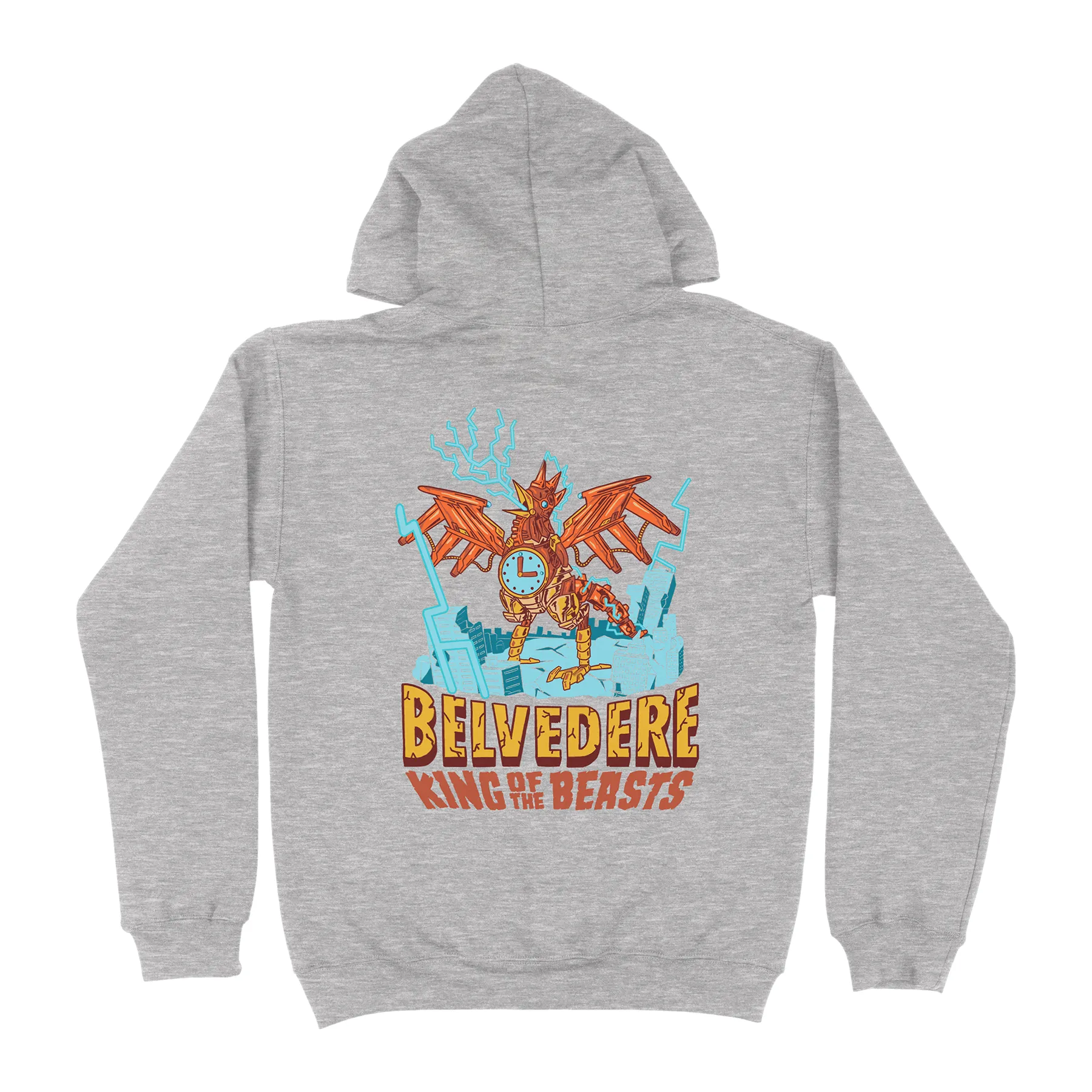 Clock-atrice Hoodie (Gray) Adventure Ready