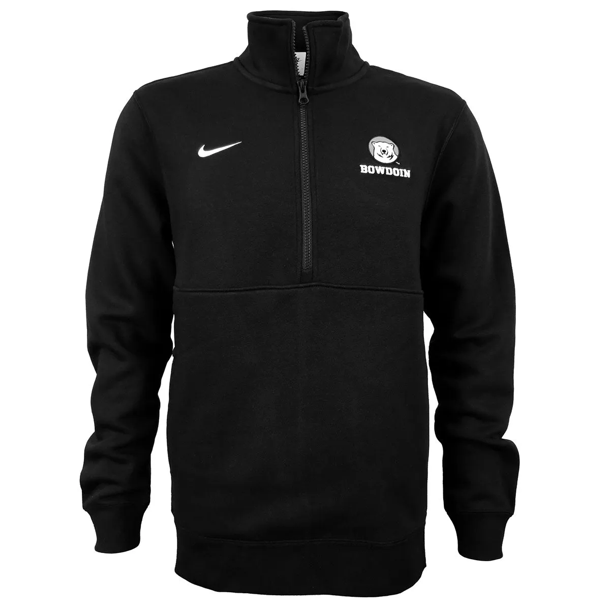 Sporty Fashion product hiking suitable durability Club Fleece ?-Zip with Medallion and Bowdoin from Nike