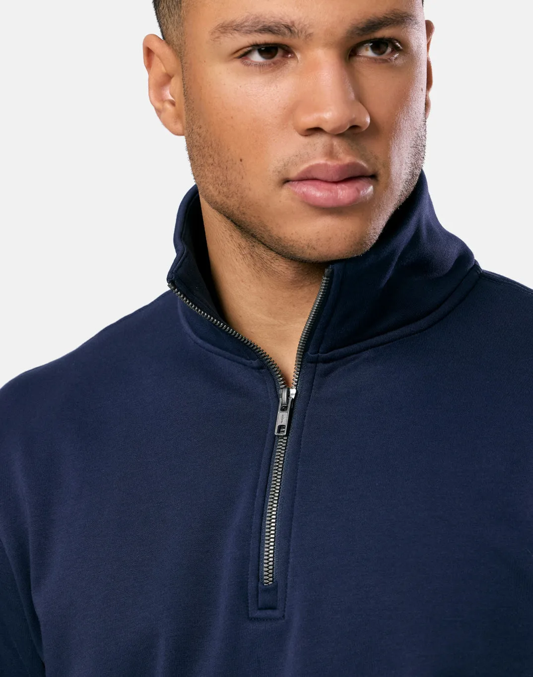 Warm Clothing Clubhouse Half Zip in Twilight Navy