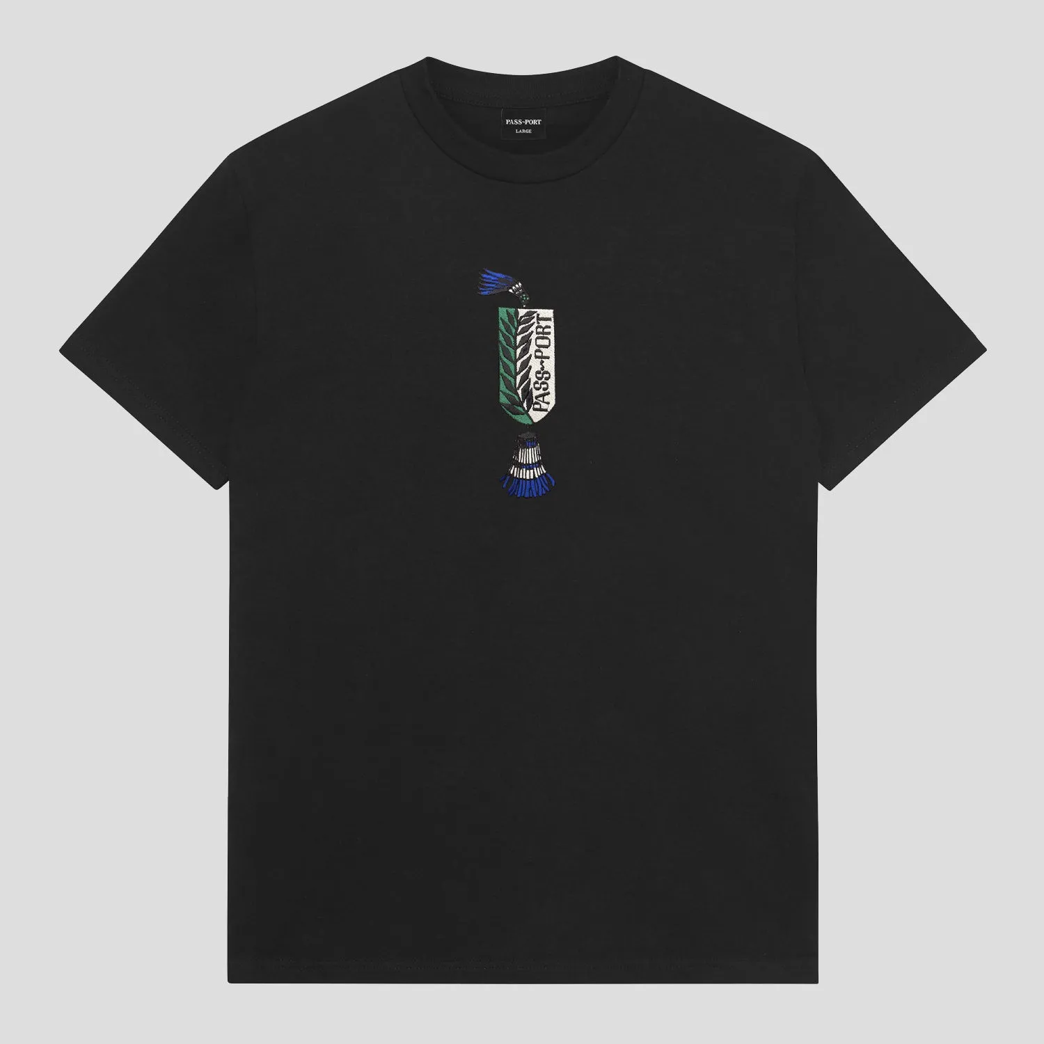 layerable Quick Wear Pass~Port Tassle Tee - Black