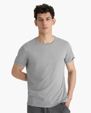 Classic Jersey Crew Neck Tee - Pewter AntiPillingTreatment