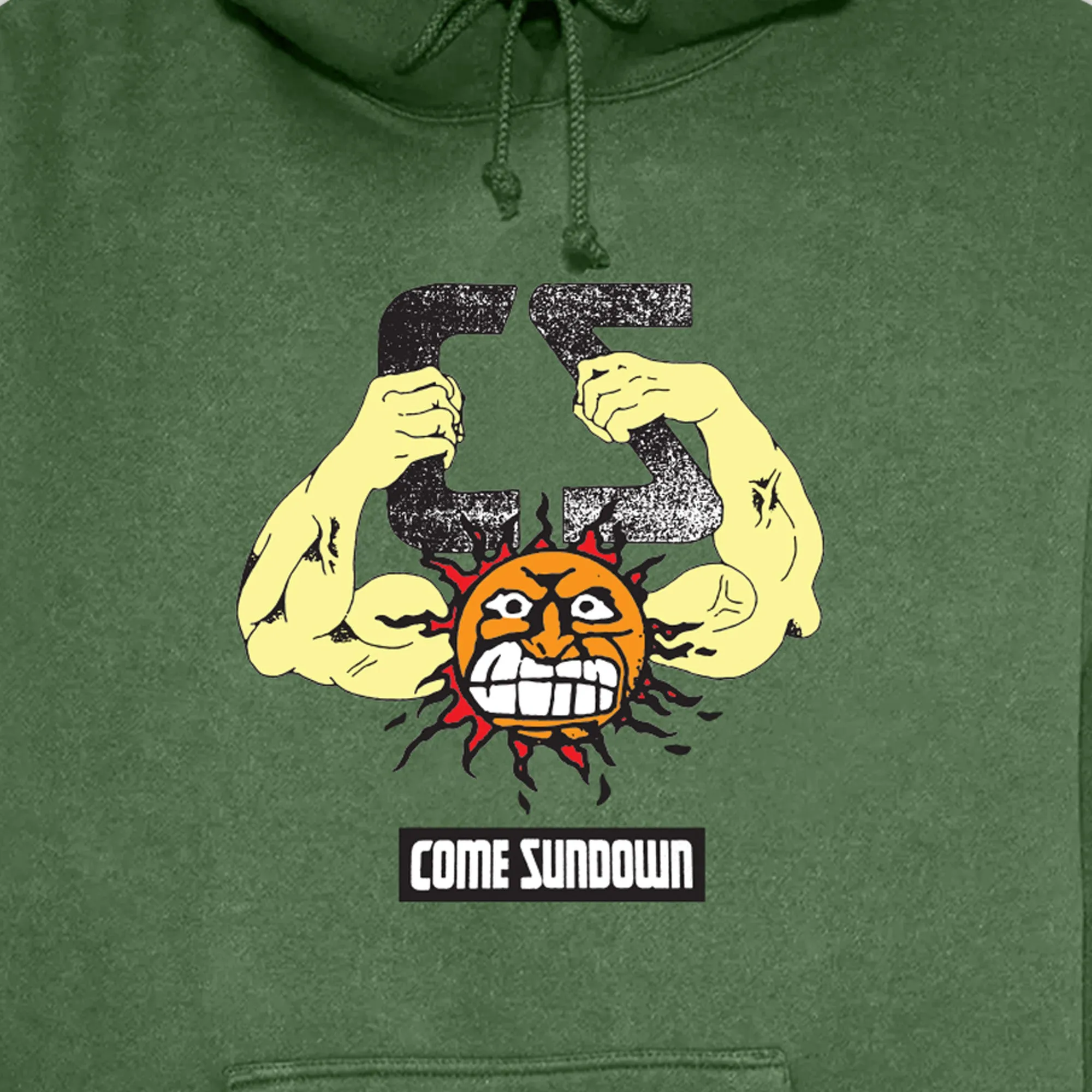 Come Sundown Forums Hoodie - Juniper Cozy Design product fringe edginess