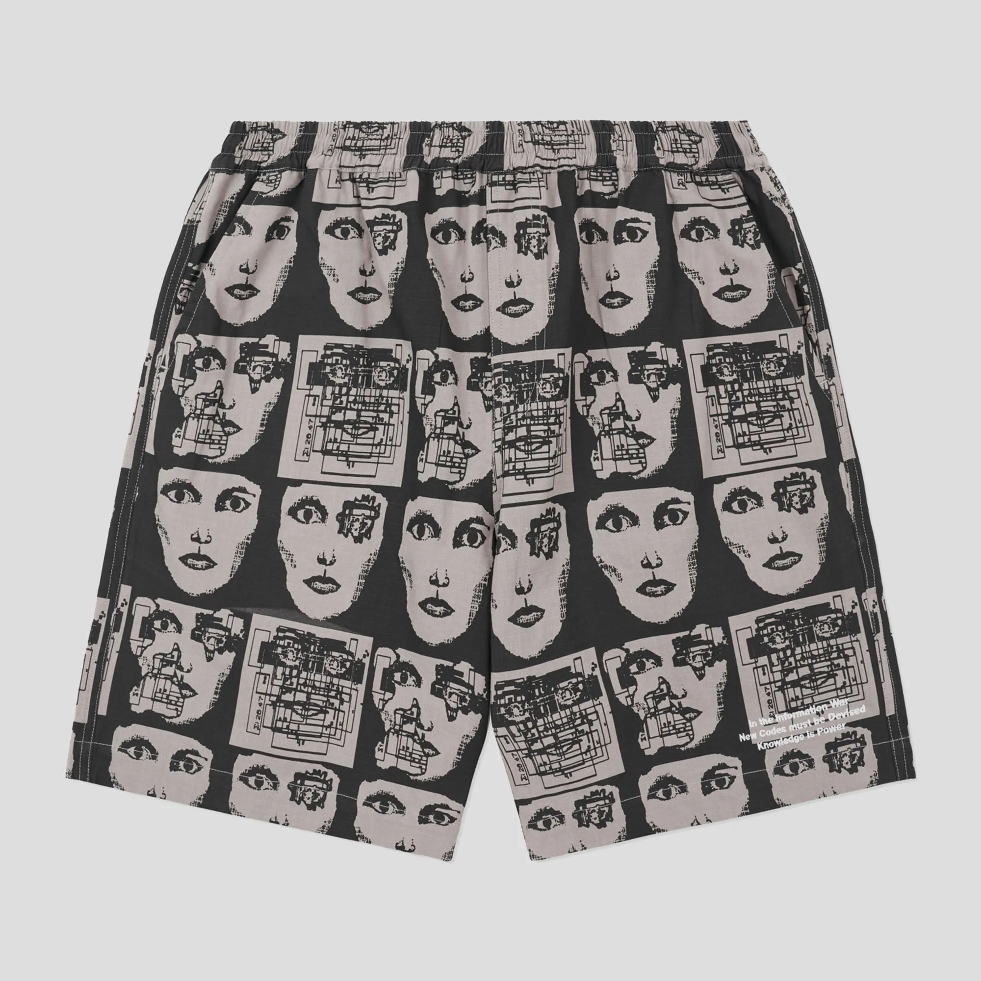 Vine Hike Airflow Channeling Come Sundown Information War Short - Grey