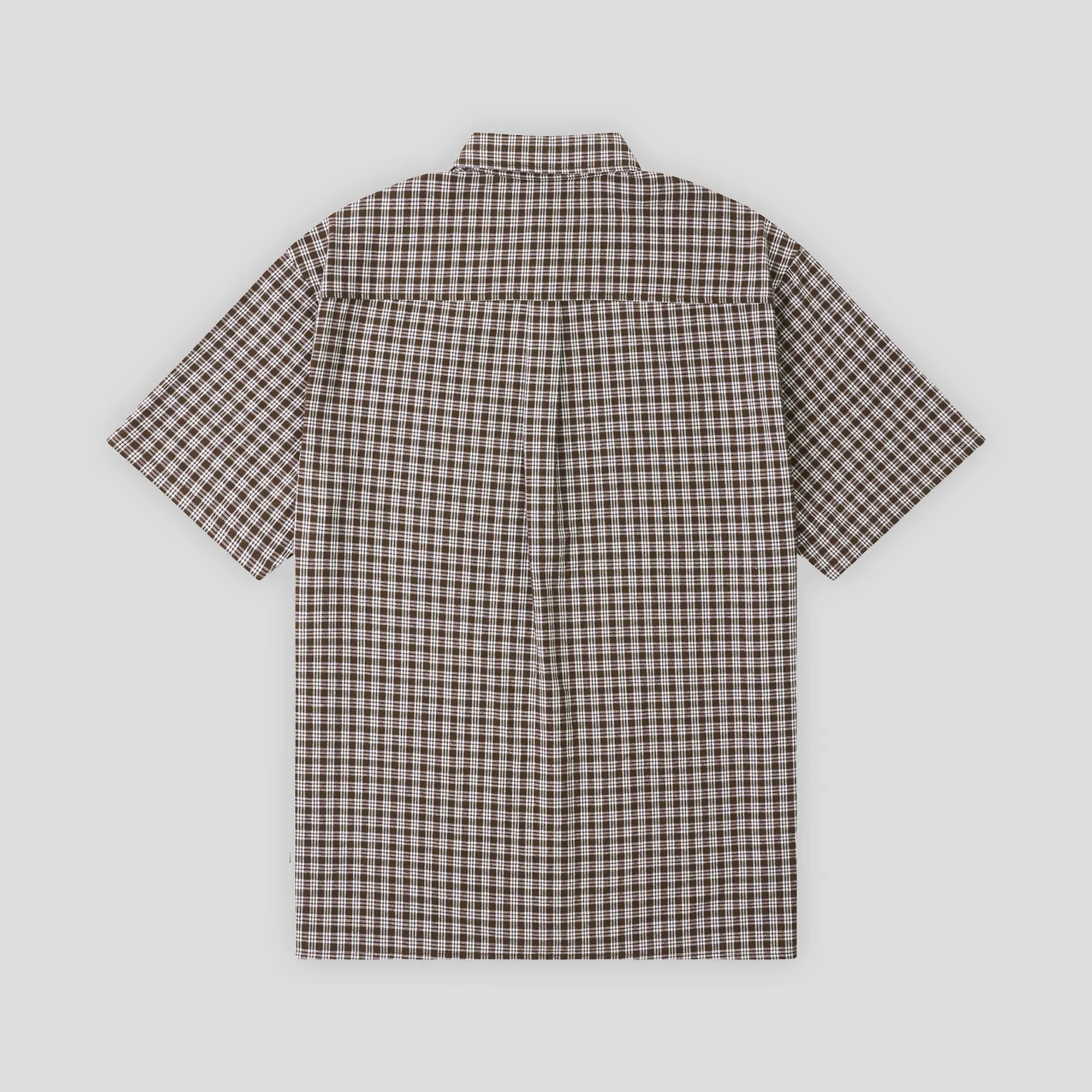 Pullover Design Come Sundown Stacks Shirt - Brown / White