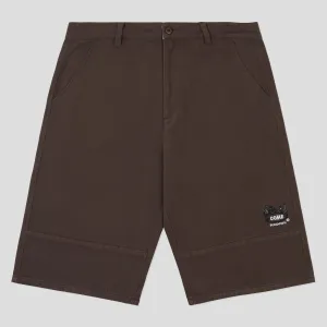 Come Sundown Toil Short - Washed Brown easygoing look