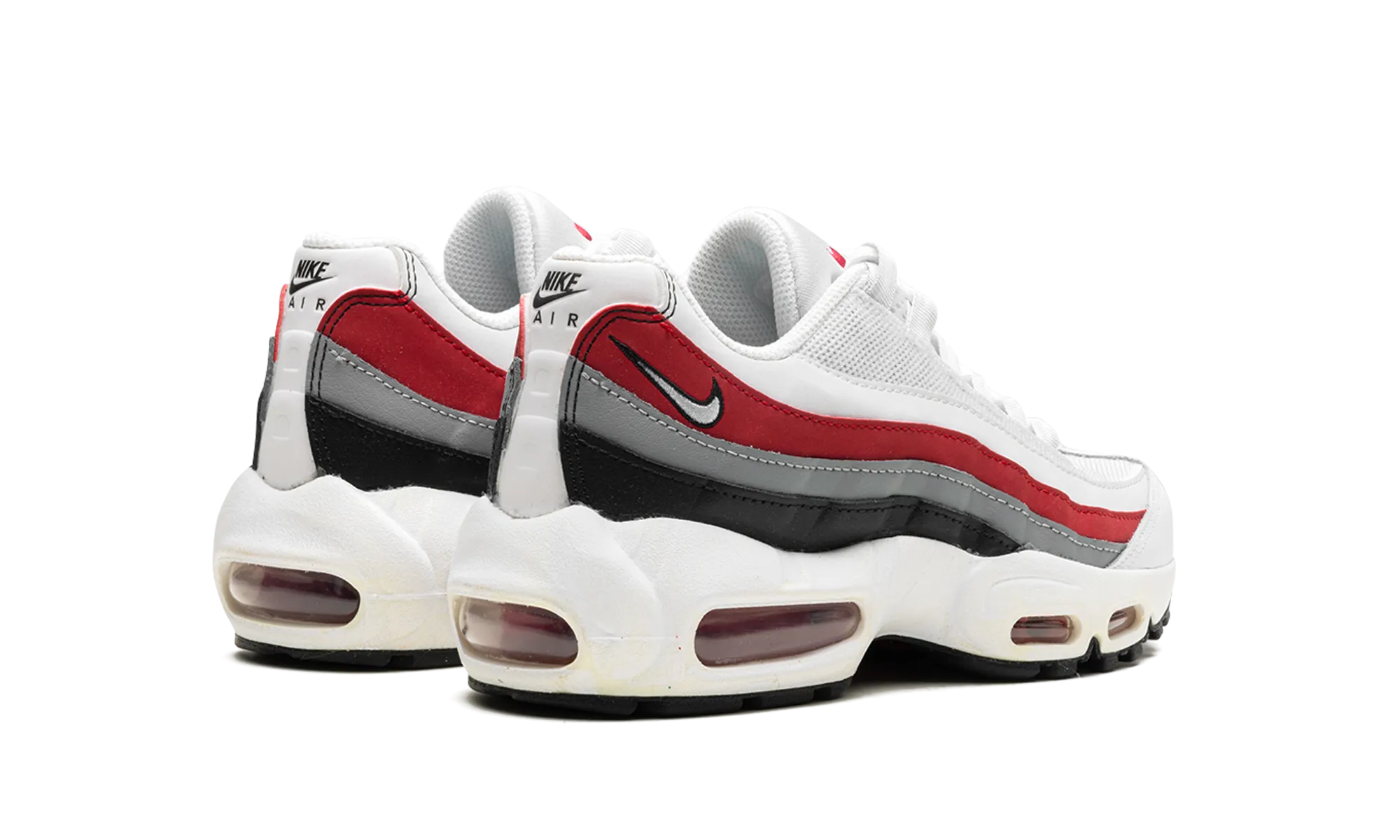 Air Max 95 Recraft GS "Black Varsity Red" Compression Molding Winter Chill