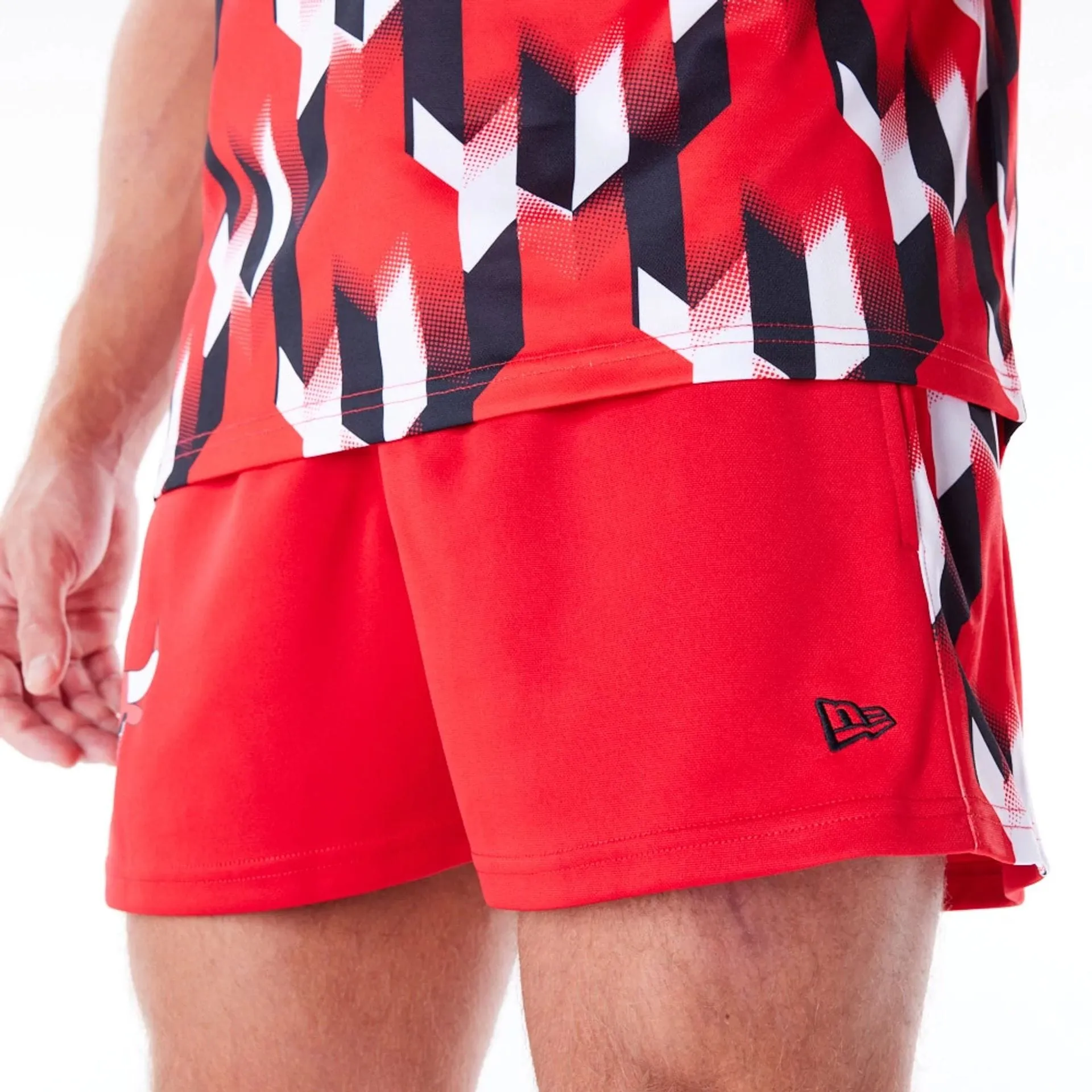 Chicago Bulls NBA Soccer Red Short Shorts corduroy shorts Clean Aesthetic