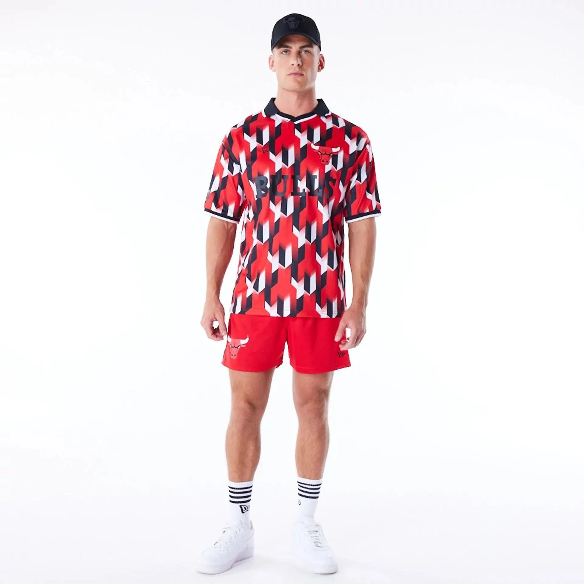 Chicago Bulls NBA Soccer Red Short Shorts Athletic Shorts