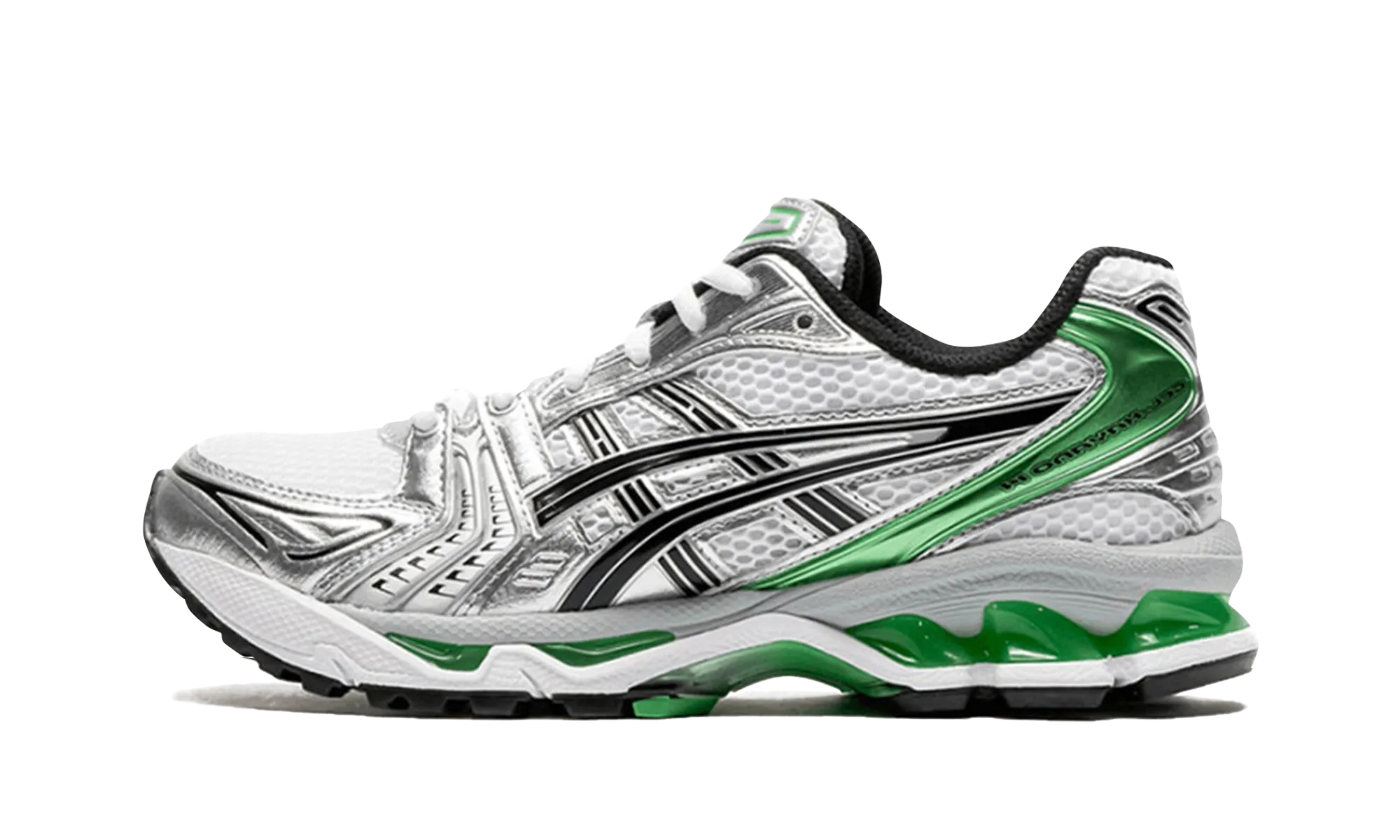 GEL-Kayano 14 "White/Malachite Green" Classic Toe Shape comfort features