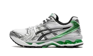 GEL-Kayano 14 "White/Malachite Green" Classic Toe Shape comfort features