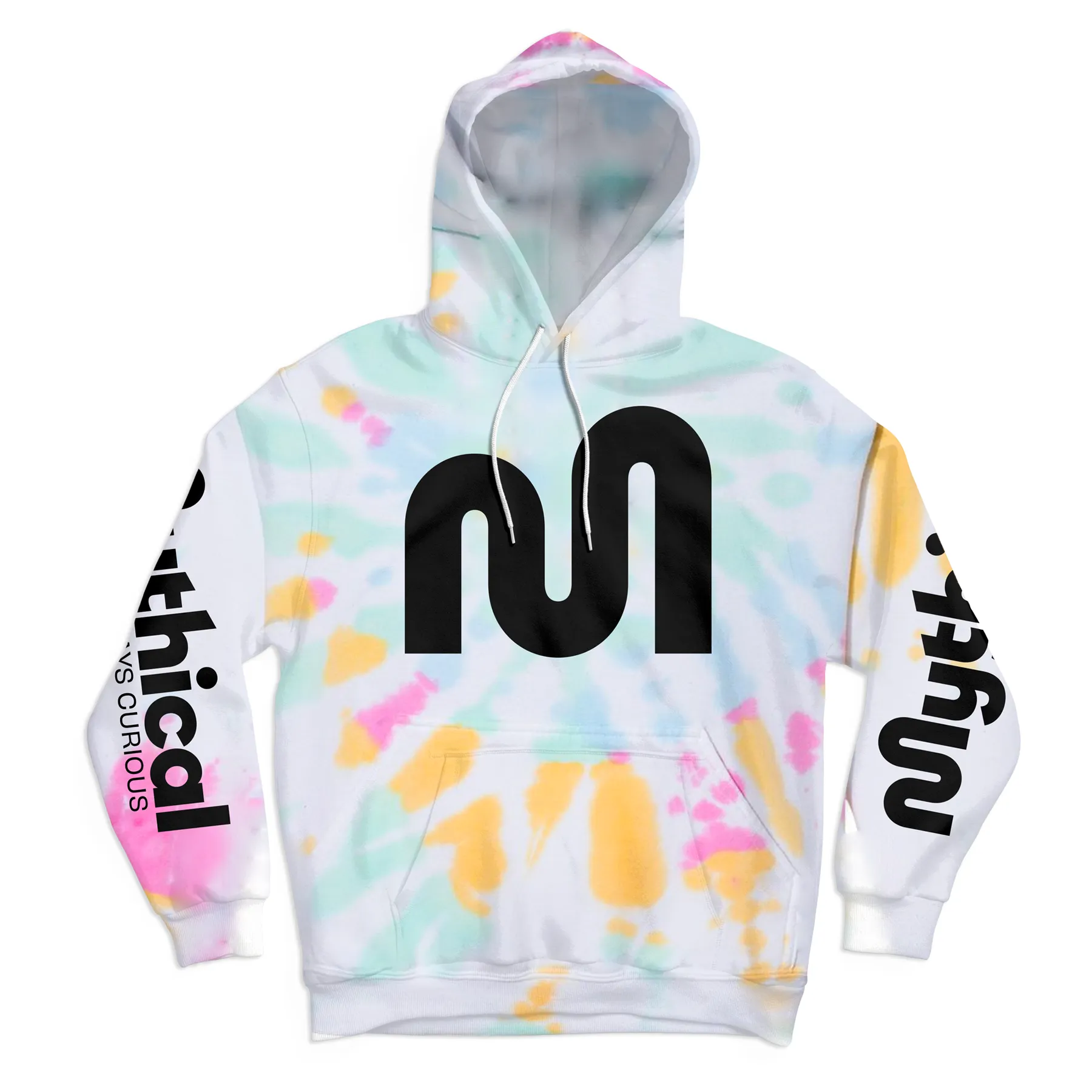 product fluffy softness Anti Pilling Mythical Logo Hoodie (Tie Dye Wash)