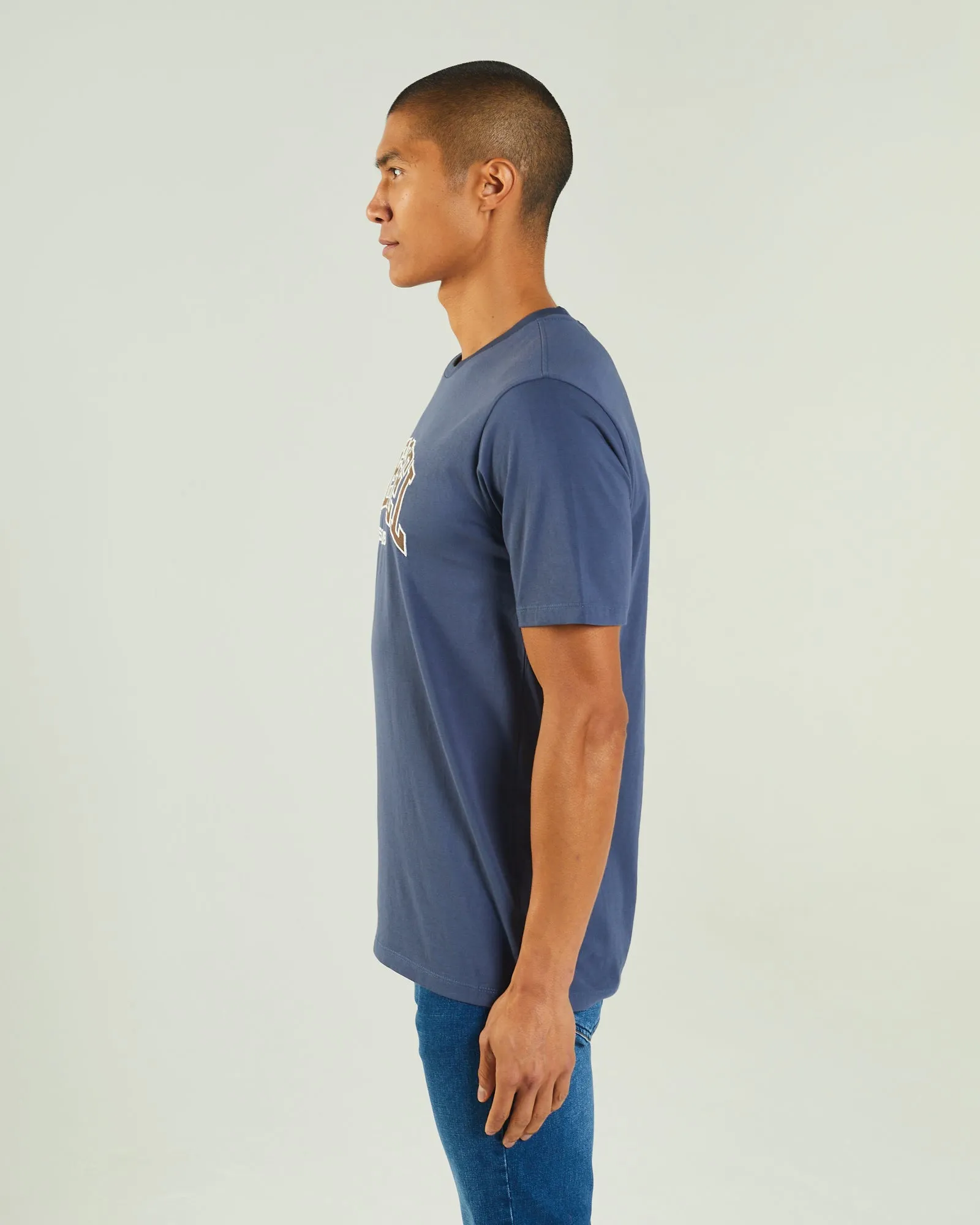 Easygoing Wear Ronnie Tee Steel Indigo