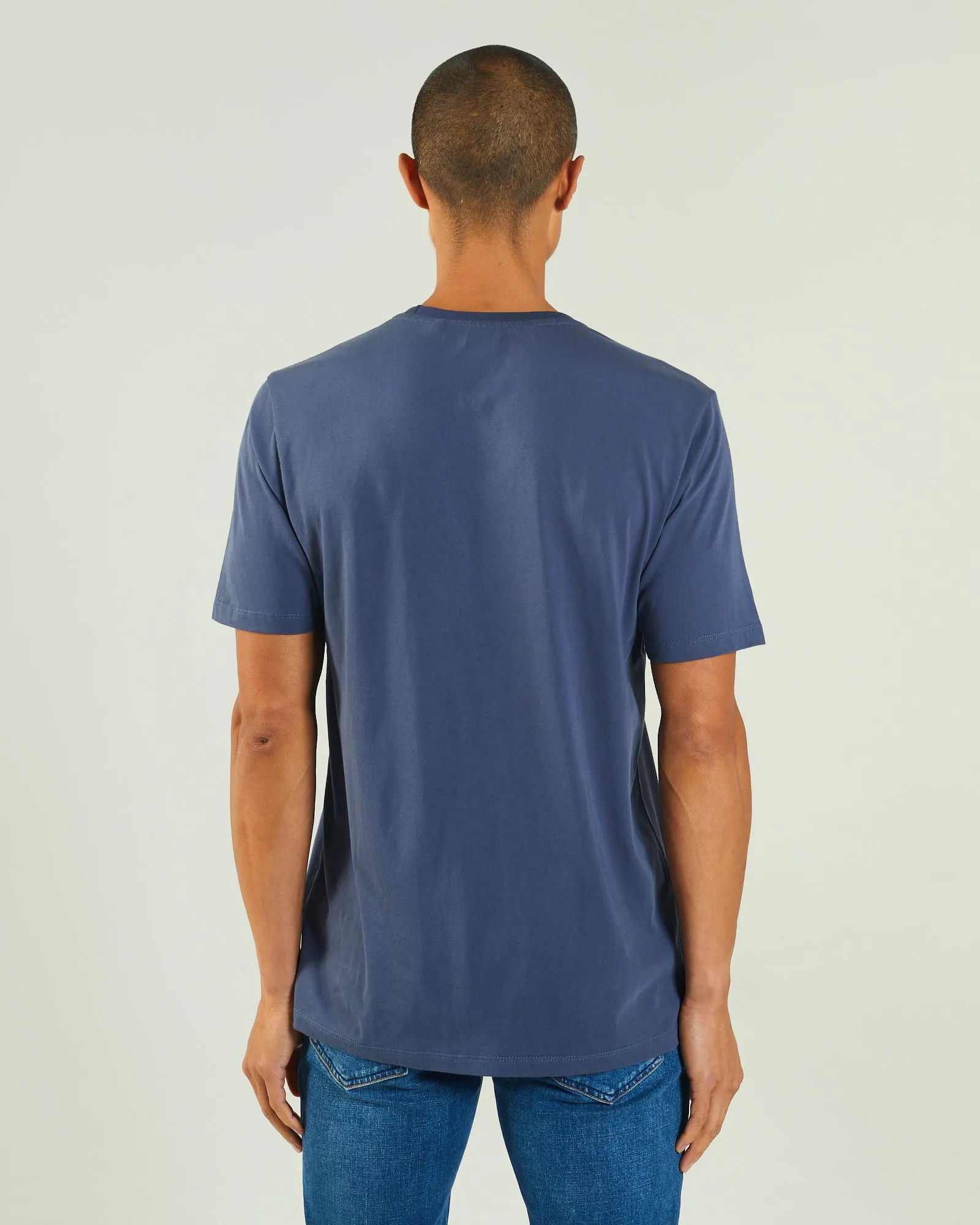 Stylish and Cozy Ronnie Tee Steel Indigo