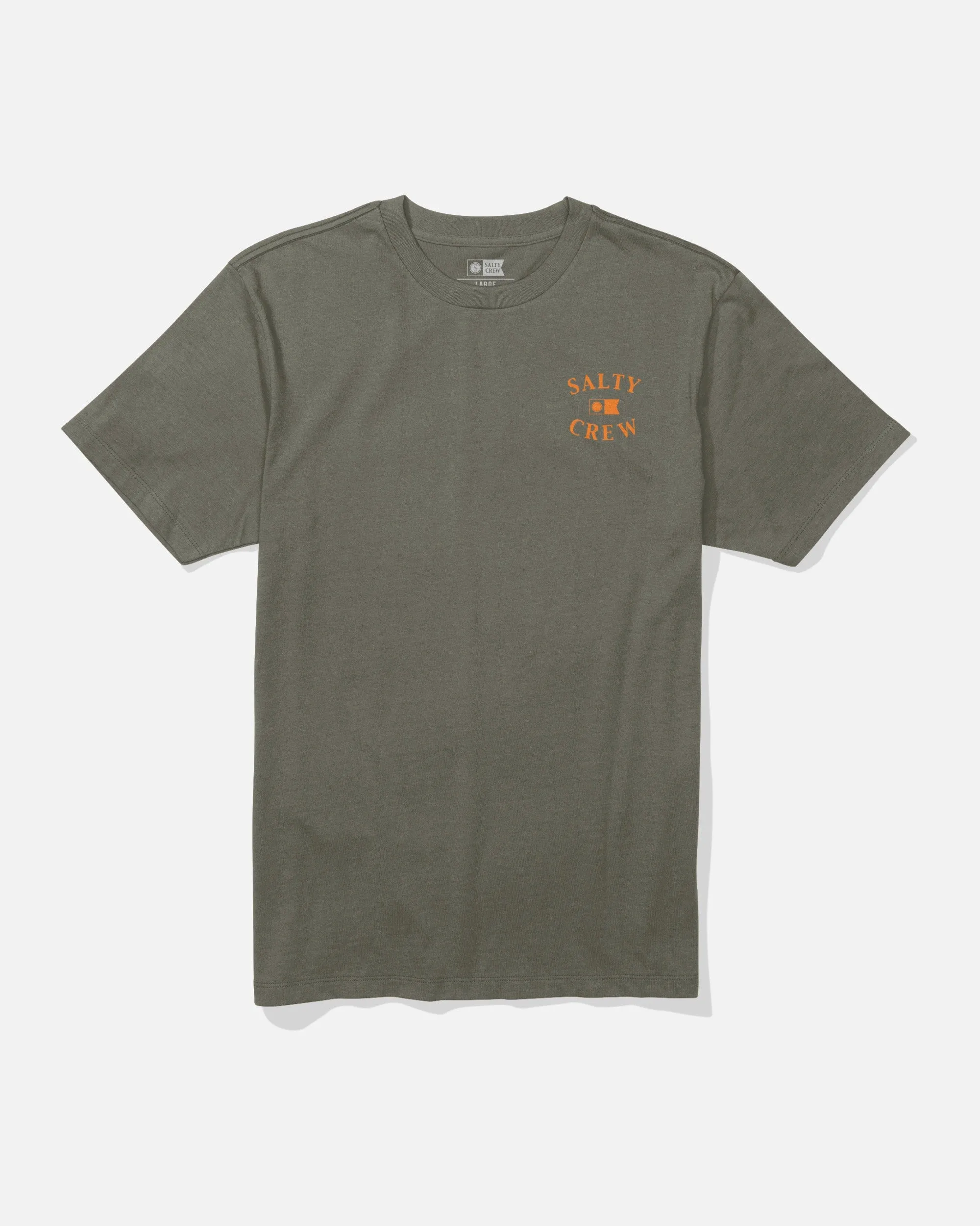 Captials Ss Tee - Dusty Olive Floral Print