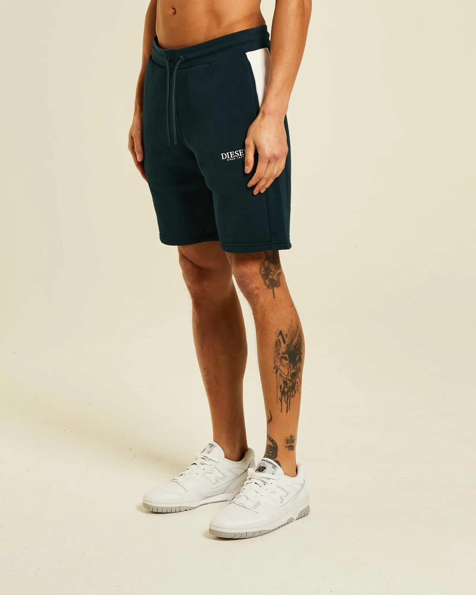 Tailored Cut Vir Short Midnight Green