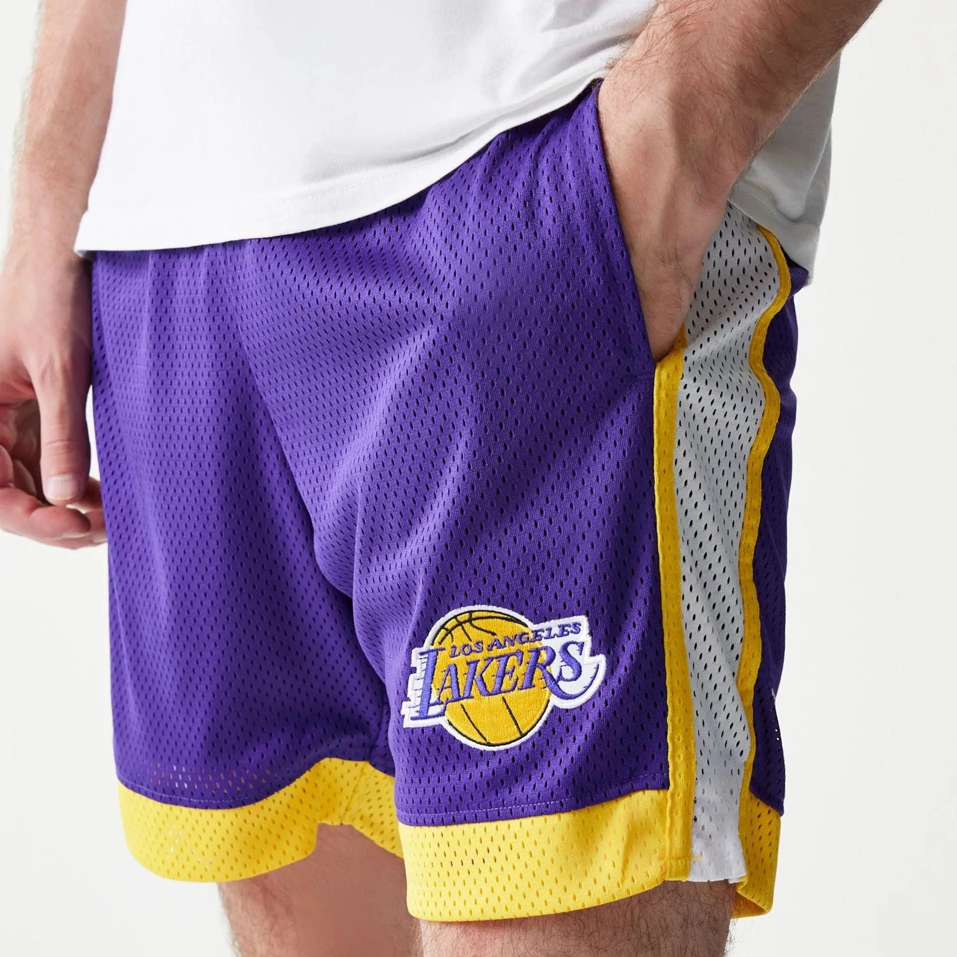 martial arts gear LA Lakers NBA Sport Classic Purple Shorts