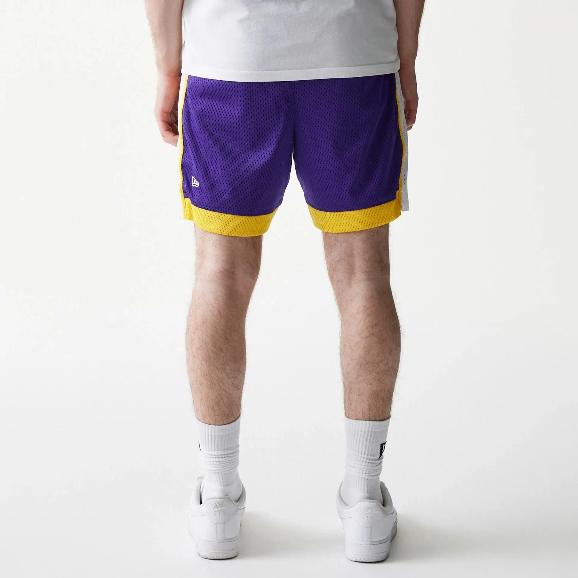 LA Lakers NBA Sport Classic Purple Shorts Elastic Fit Anti Static Technology