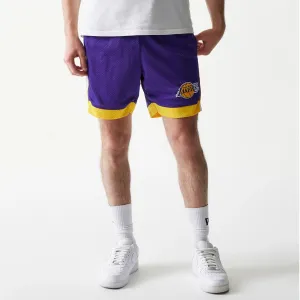stretchy design LA Lakers NBA Sport Classic Purple Shorts
