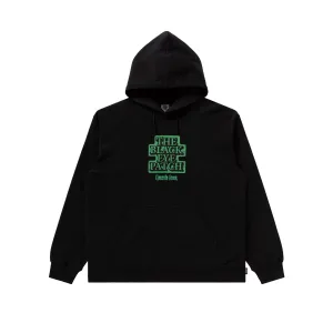 CONCRETE GREEN HOODIE BLACK product sale