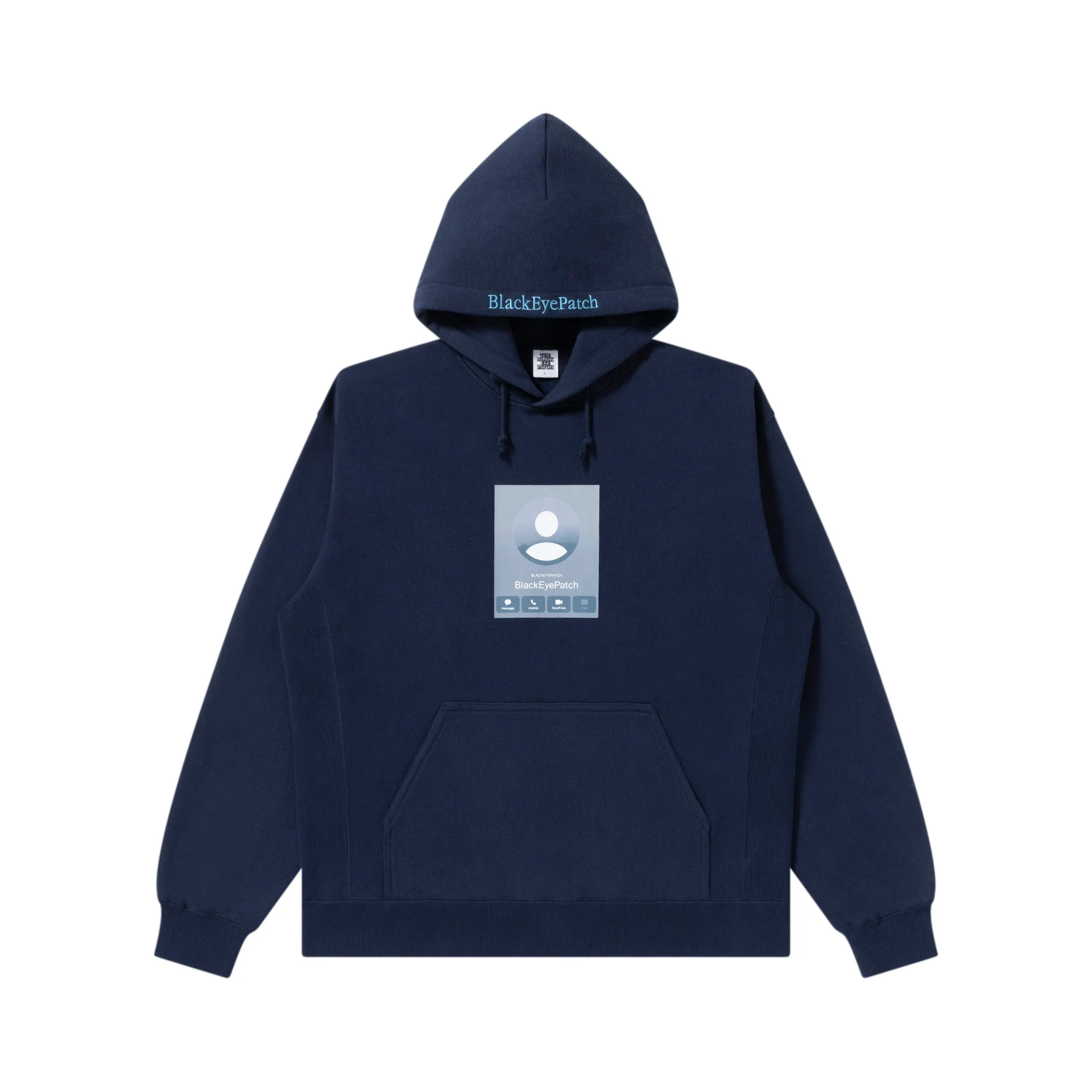 CONTACT INFO HOODIE NAVY product customization options market demand