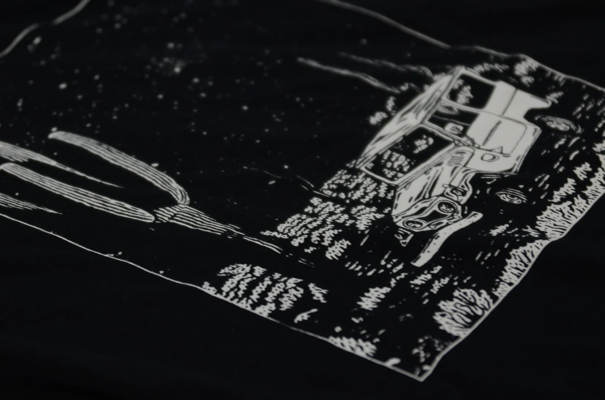 Desert Cruiser Tee-Black Hygroscopic Fiber regular but not boring