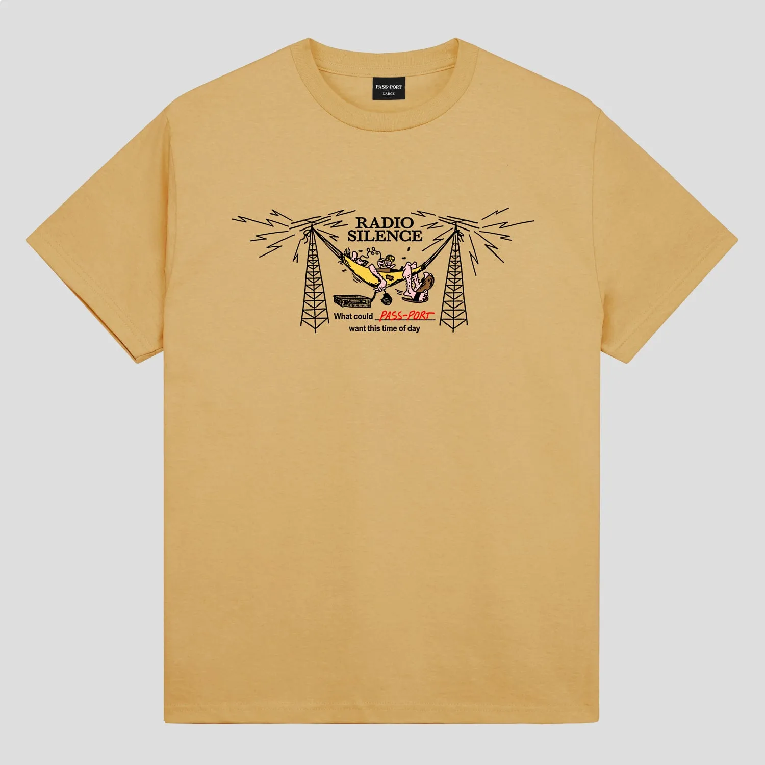 Outdoor Light Pass~Port Radio Silence Tee - Barley