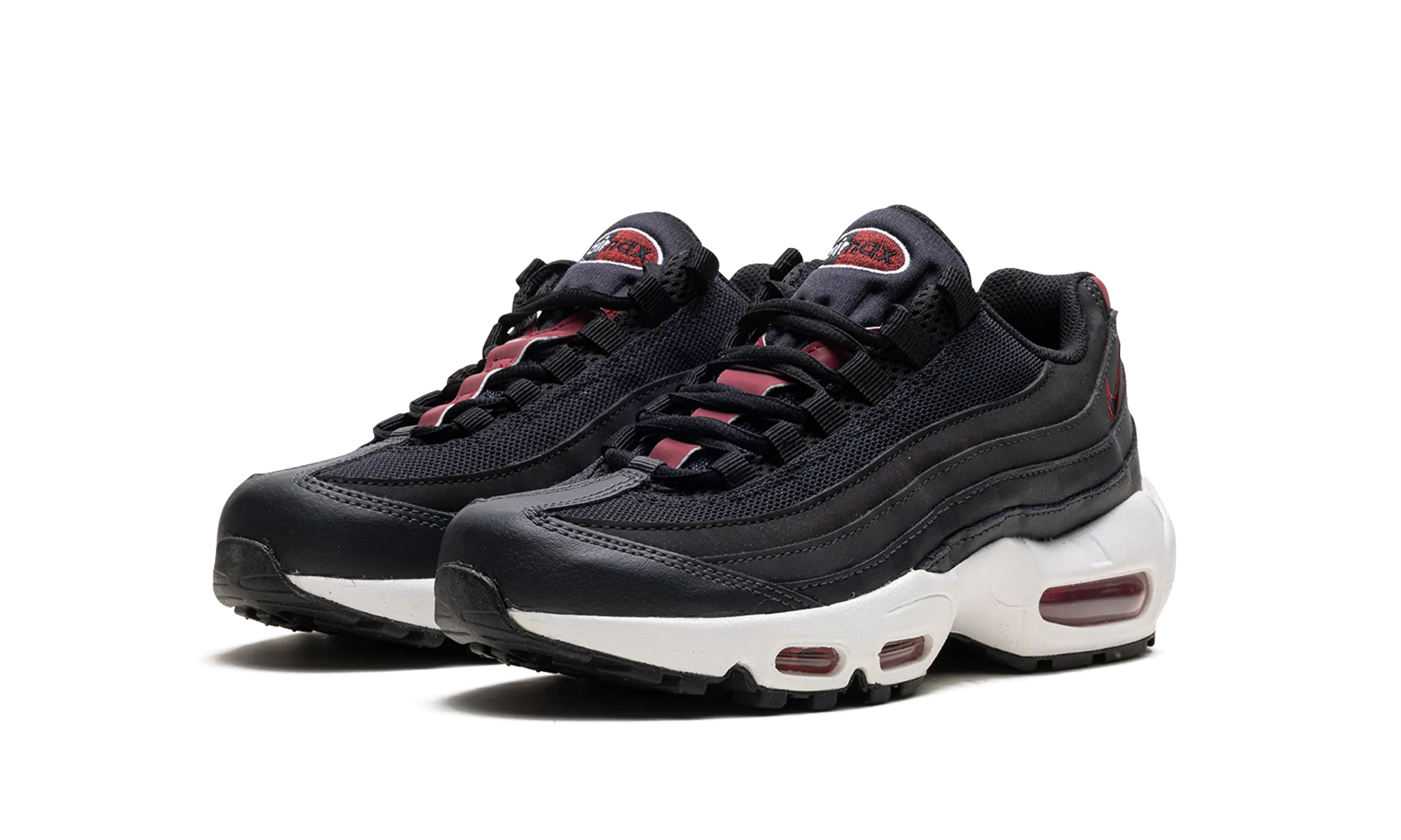 Nike Air Max 95 Recraft GS "Anthracite Team Red" Balance Core