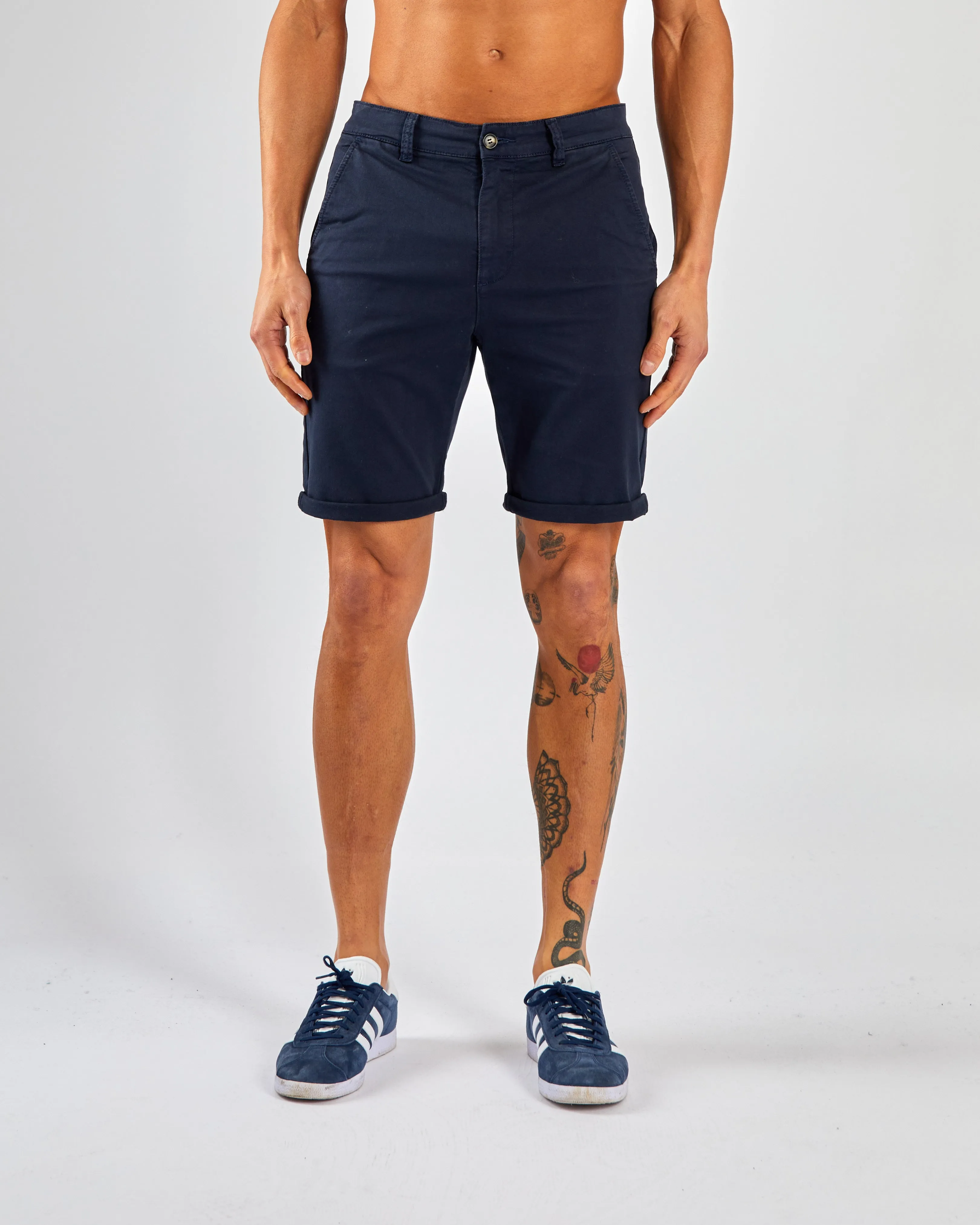 Chesney Chino Short Sail Navy Ripstop Material Exclusive item