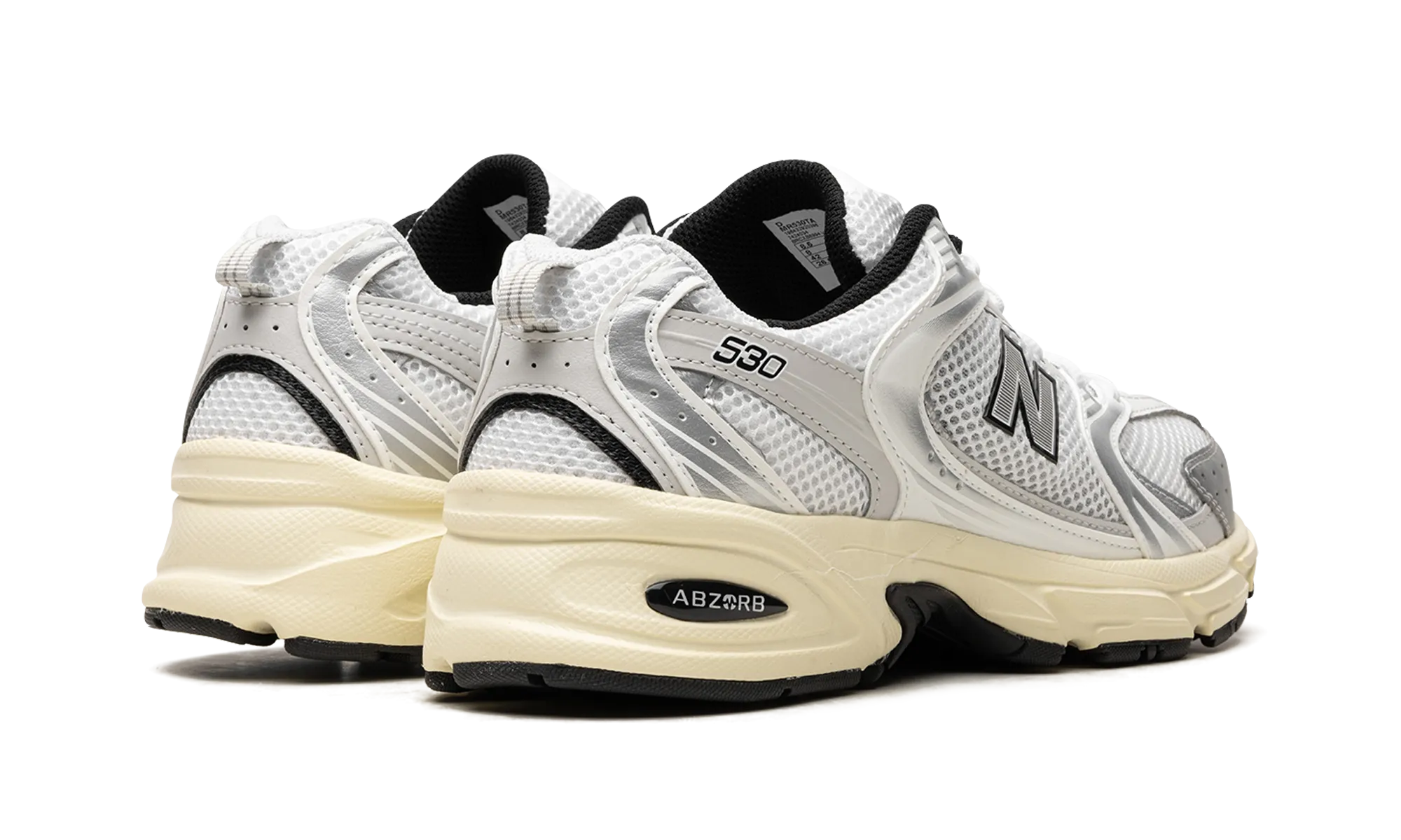 530 "White / Silver" Comfortable Gel cushion