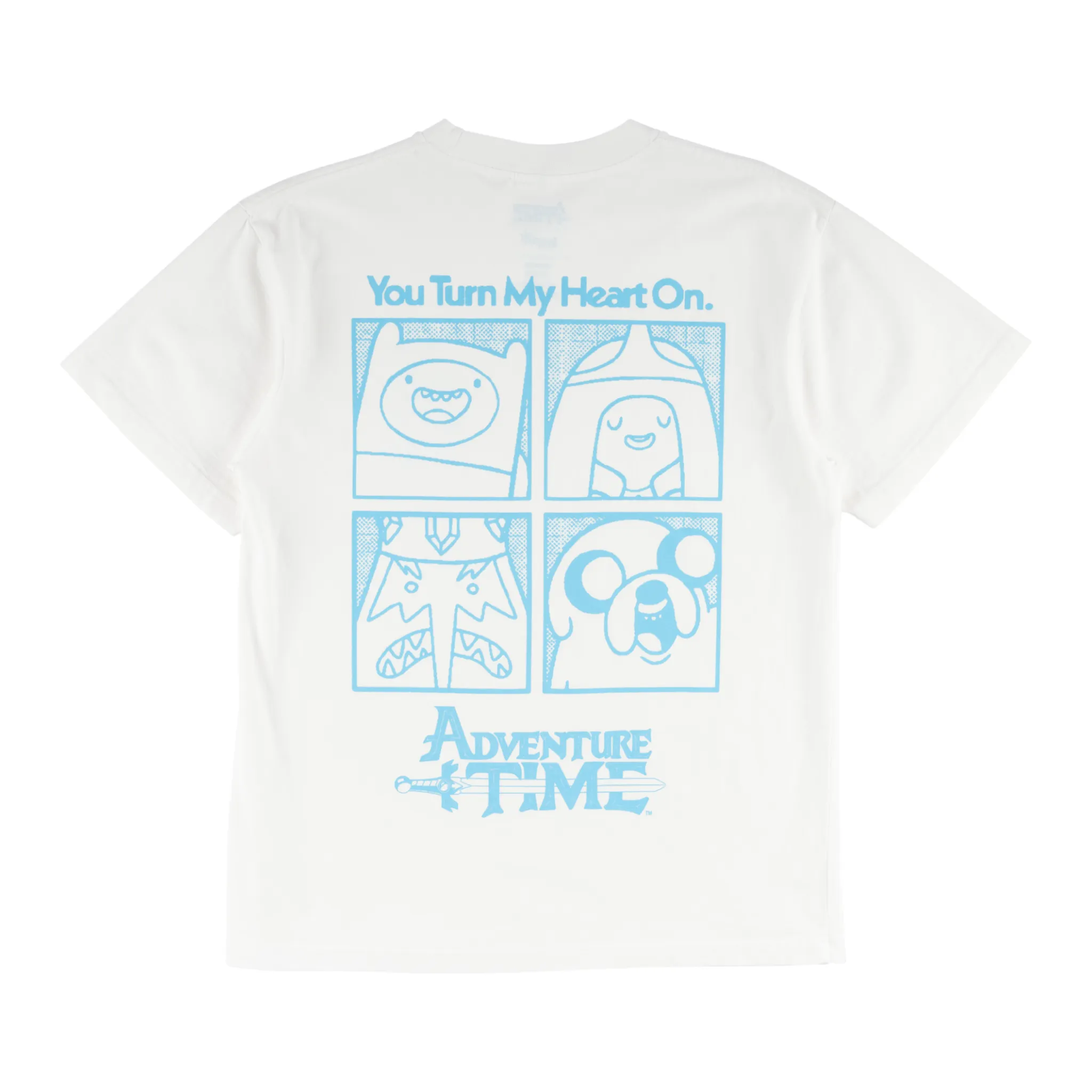 ADVENTURE TIME X WELCOME - Heart On Boxy Garment-Dyed Tee Soft Fit Wear