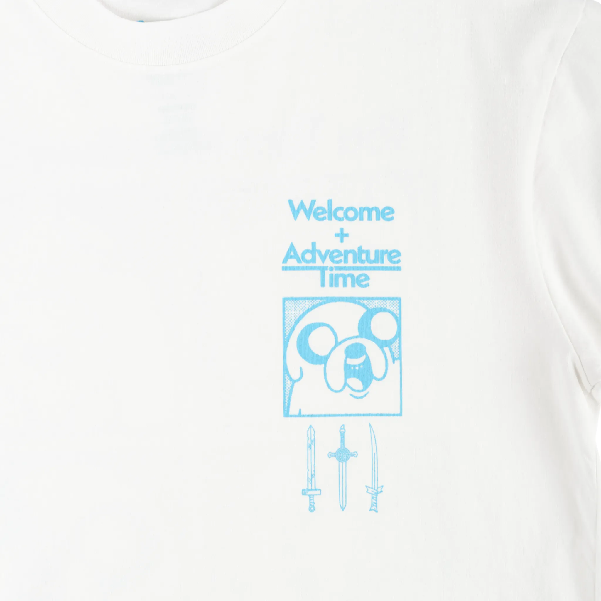 Fashionable Ease ADVENTURE TIME X WELCOME - Heart On Boxy Garment-Dyed Tee