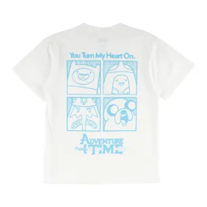 ADVENTURE TIME X WELCOME - Heart On Boxy Garment-Dyed Tee Soft Fit Wear