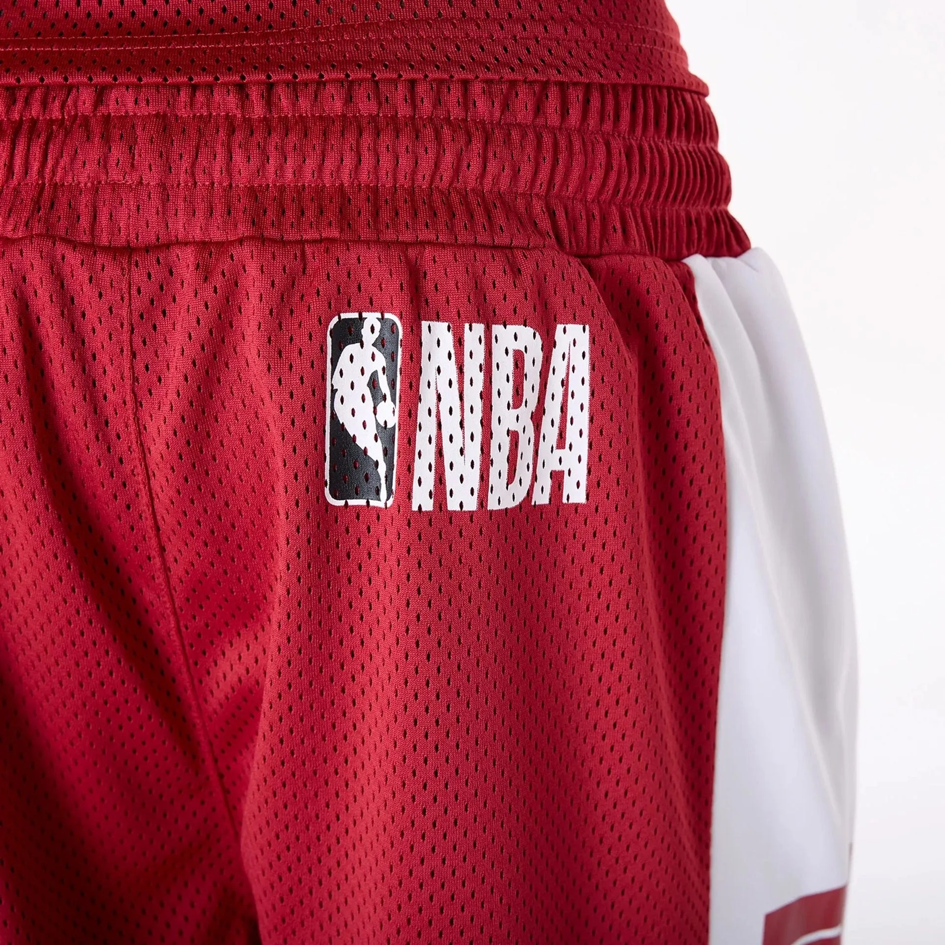 Youth fashion Miami Heat NBA Graphic Dark Red Mesh Shorts