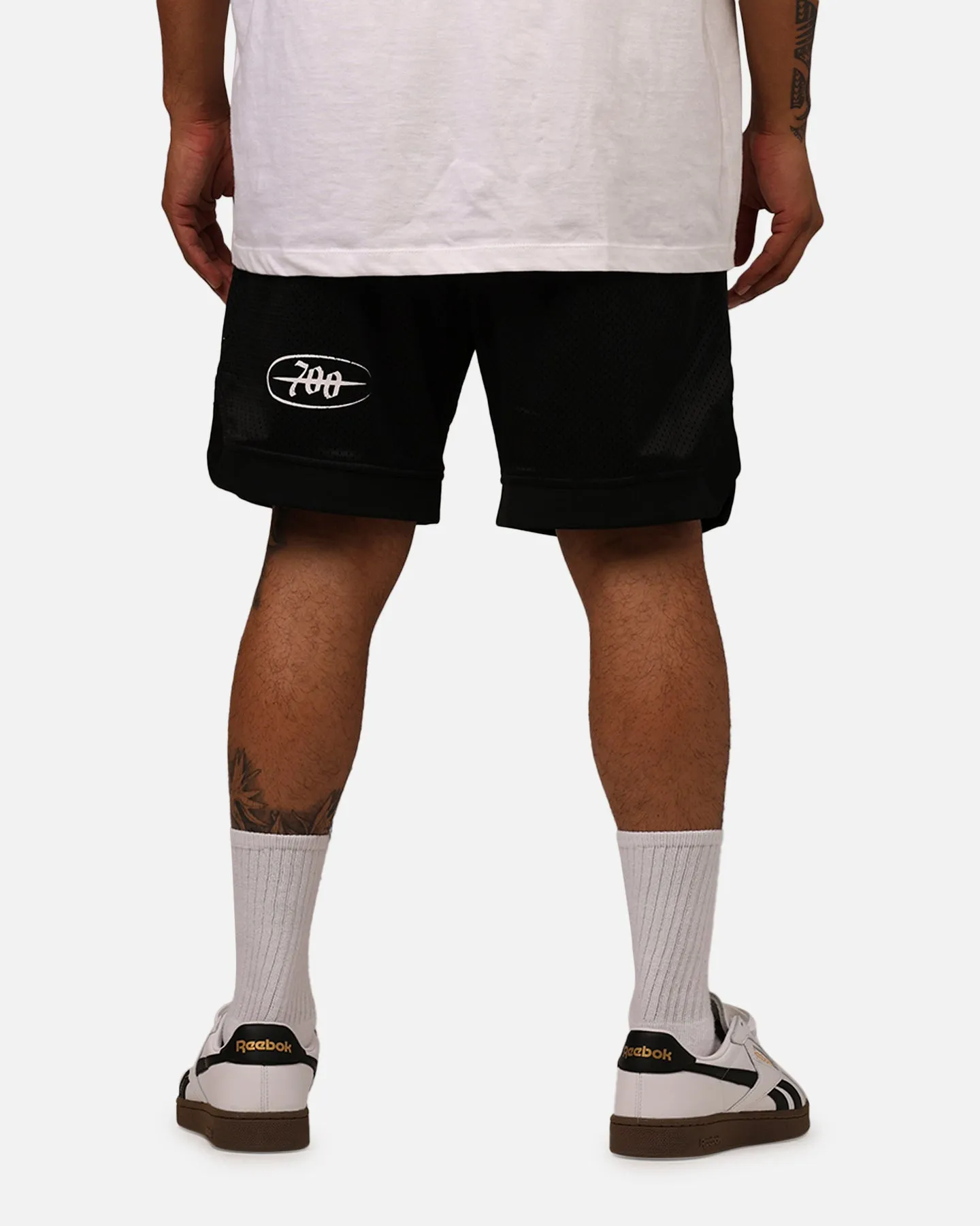 surfing gear Saint Morta Post Humanous Basketball Short Black/White