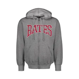 product patch uniqueness Adult Size BATES Arched Fundamental Fleece Zip-Up Sweatshirt
