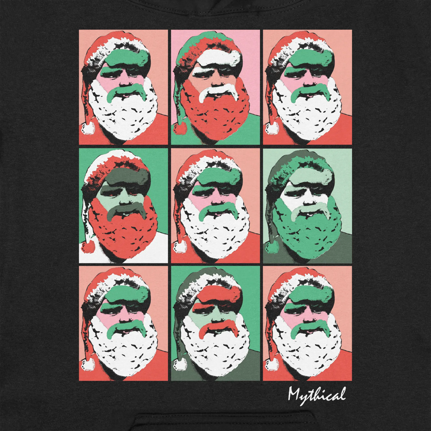 Cozy Collection quick-drying Cotton Candy Randy Claus Hoodie