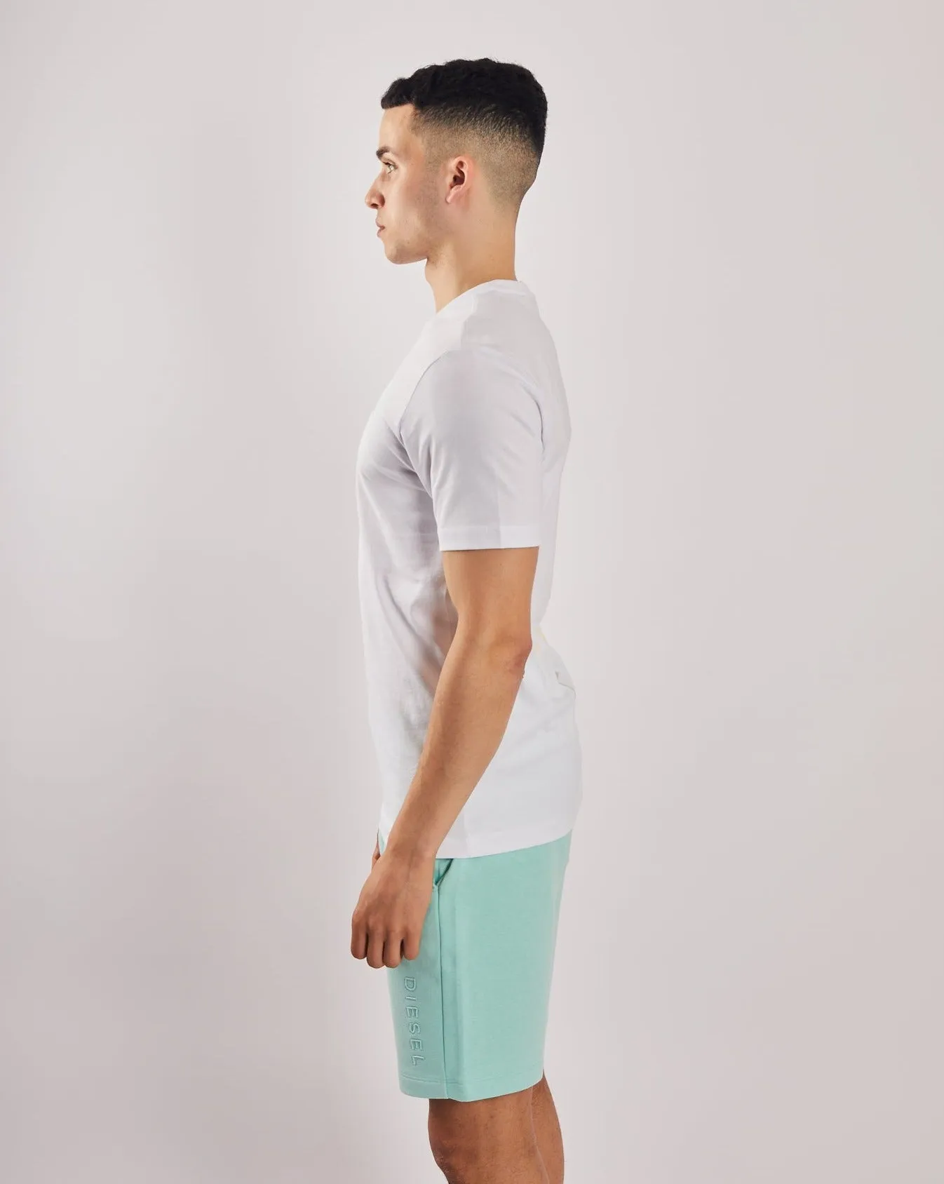 Drop Shoulder Cut Cove Tee Dove White