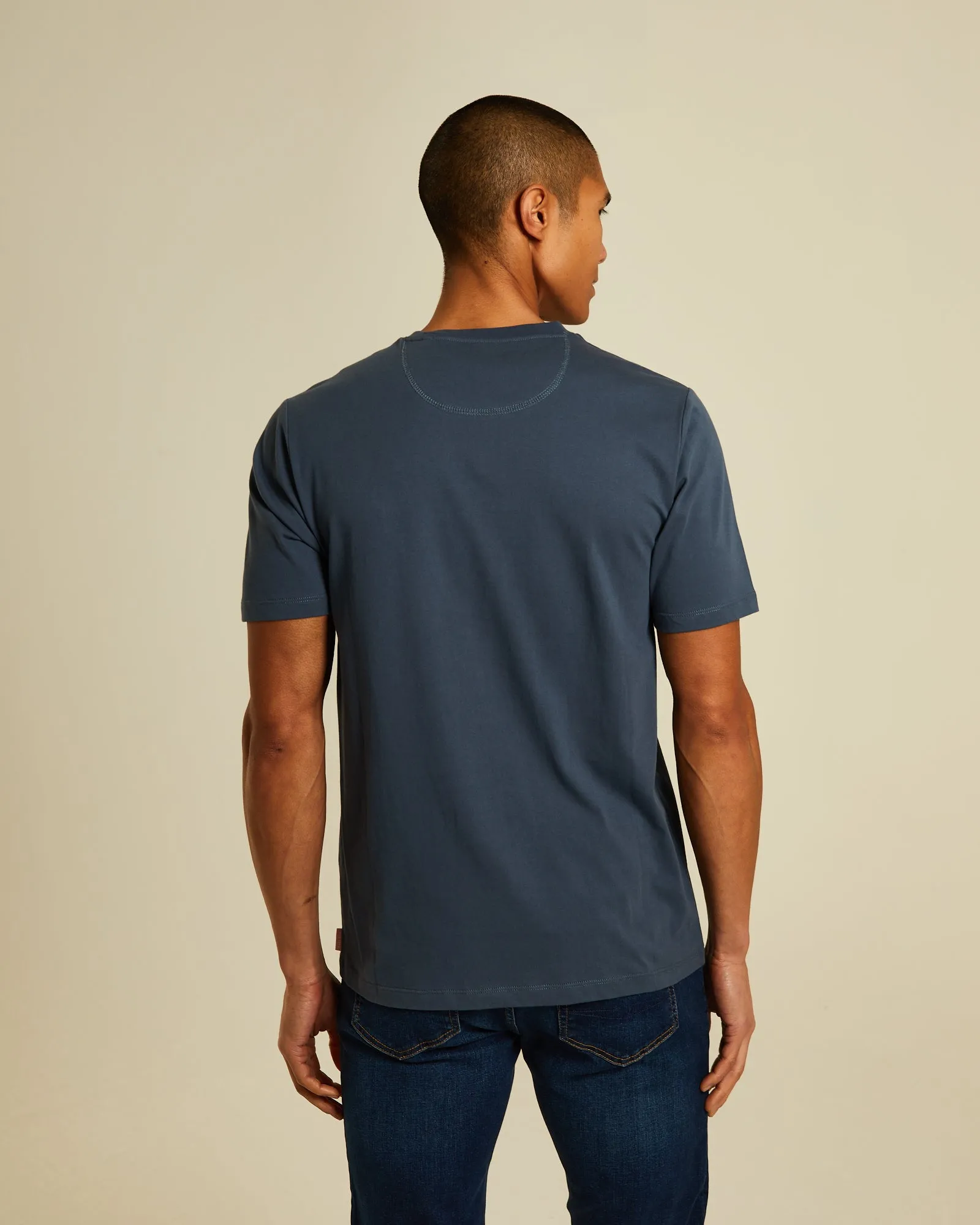 Freeman Tee Dusk Navy Lightweight Layer