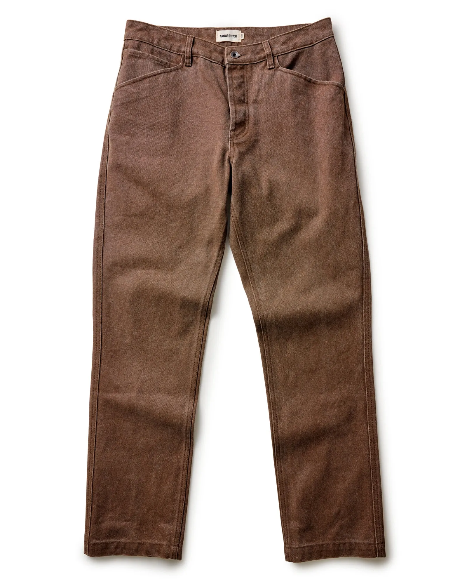 Water Resistant Stretch Waist The Camp Pant in Aged Penny Chipped Canvas