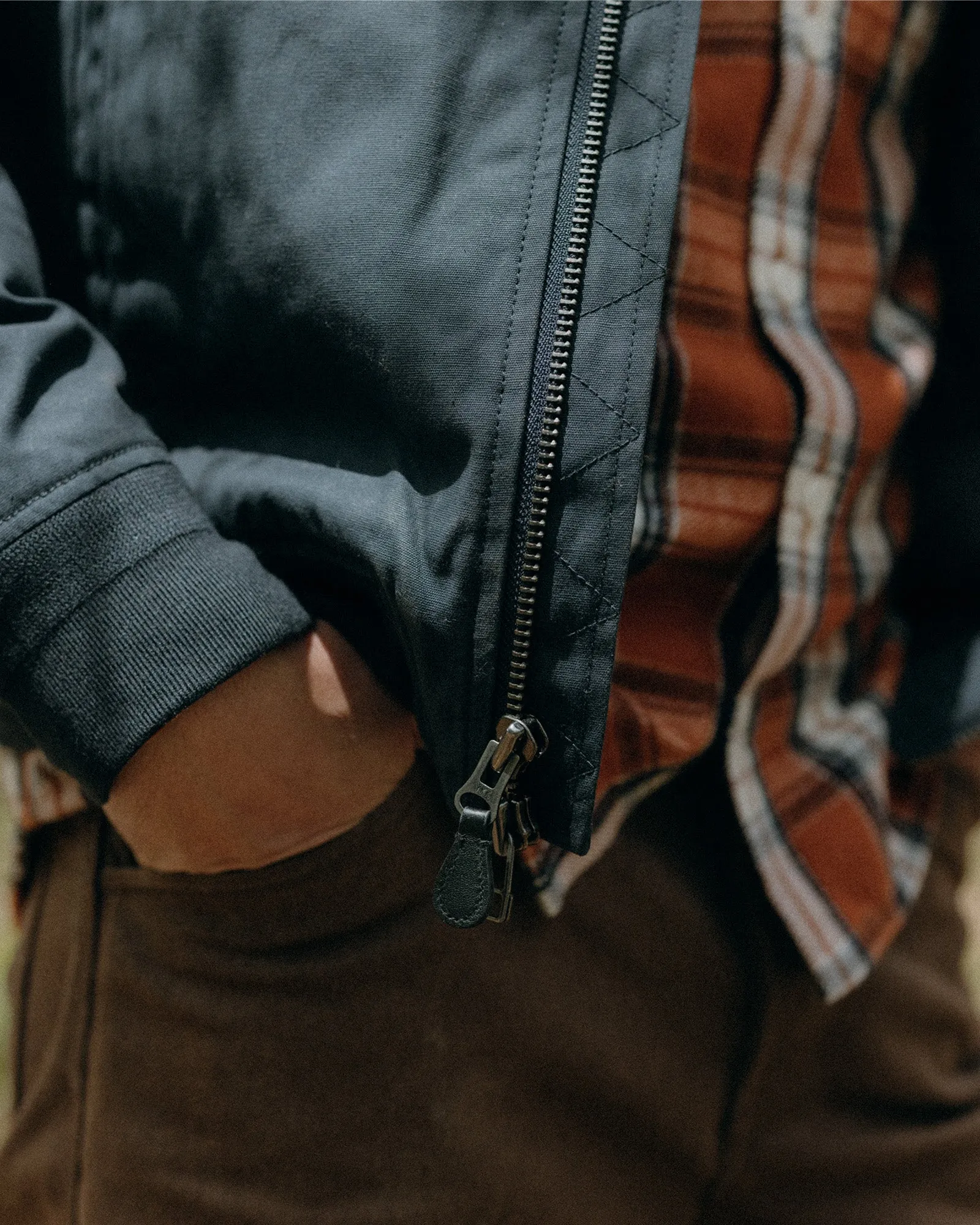 Quick Access Pockets The Camp Pant in Aged Penny Chipped Canvas