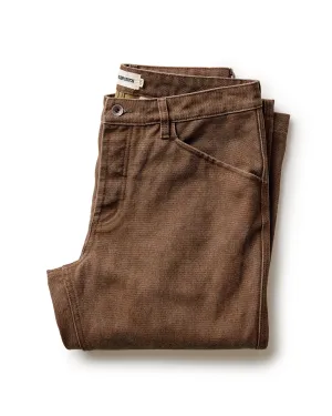 The Camp Pant in Aged Penny Chipped Canvas Versatile Layer Stay Cool